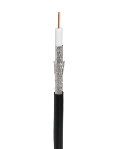 RG-11U, 75 Ом, CCS/Al/Al, 83%, 305 м, черный OUTDOOR (01-3011). Кабель коаксиальный радиочастотный. Rexant в Белгороде