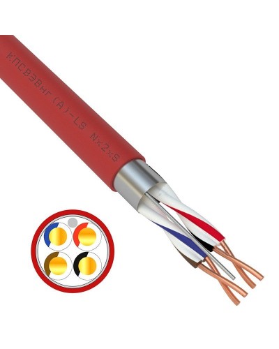 КПСВЭВнг(А)-LS 2х2х0,75 (01-4866-1)(REXANT). Кабель для систем пожарной и охранной сигнализации. Rexant в Белгороде