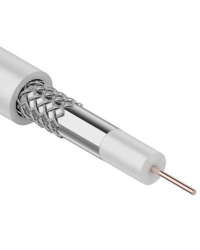 RG-6, CCS 1,00(15%) Al 32х0,12 In PVC. Кабель коаксиальный омедненный. SUPRLAN в Белгороде