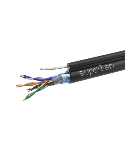 FTP Cat.5e 4x2xAWG24 Cu PE Outdoor T-FG8 (трос) Standard (01-1026-1). Кабель «витая пара» (LAN) для структурированных систем связи. SUPRLAN в Белгороде