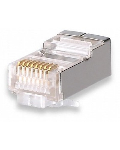 Коннекторы 8P8C FTP Cat.5e 3U (RJ-45) (100шт) (10-0201). Разъем RJ-45. SUPRLAN в Белгороде