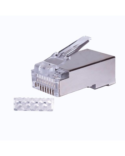 Коннекторы 8P8C FTP Cat.6 3U (RJ-45) (100шт) (10-0202). Разъем RJ-45. SUPRLAN в Белгороде