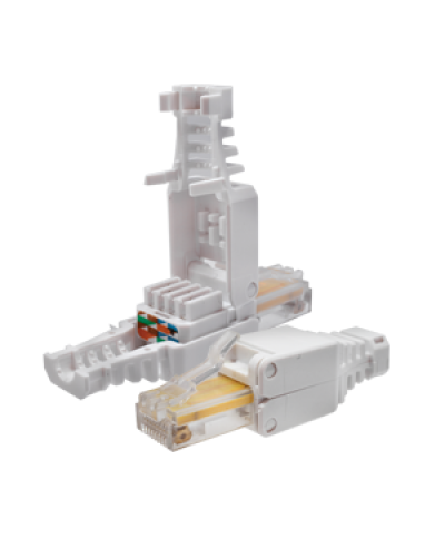 Коннектор 8P8C U/UTP Cat.5e (RJ-45) безинструментальный (10-0218). Разъем RJ-45. SUPRLAN в Белгороде