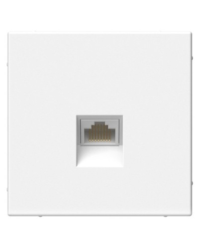ArtGallery розетка RJ45, кат. 6Е, скрытой установки, механизм, белый (GAL000186). Розетка компьютерная. Systeme Electric в Белгороде