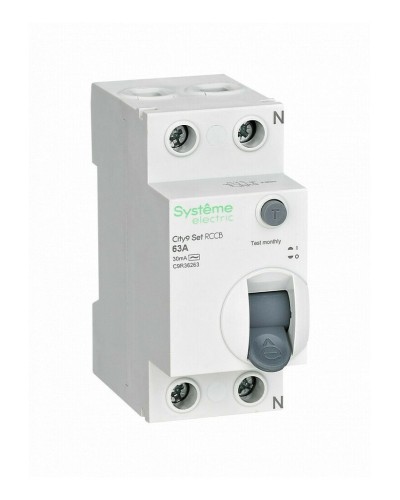City9 Set 63А 2P 30мА AC 230В (C9R36263). Выключатель дифференциального тока. Systeme Electric в Белгороде
