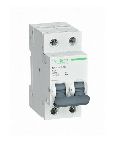 City9 Set 2P 50А 4.5kA С (C9F34250). Автоматический выключатель. Systeme Electric в Белгороде