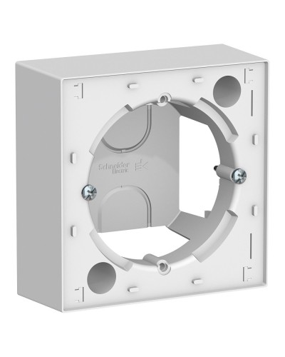AtlasDesign коробка для наружного монтажа, белая (ATN000100). Коробка для наружного монтажа. Systeme Electric в Белгороде