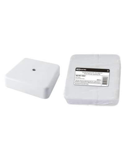Коробка КР 100х100х29 ОП белая, IP40 (SQ1401-0907). Распаячная коробка. TDM ЕLECTRIC в Белгороде