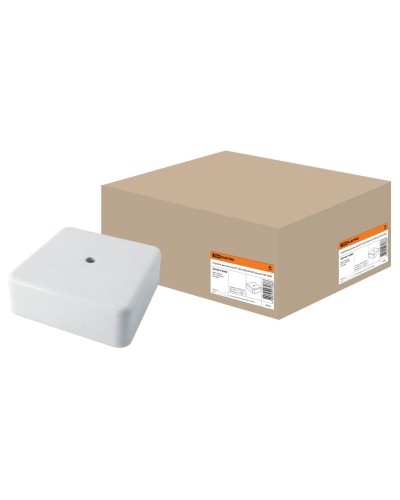 Коробка КР 100х100х44 ОП белая, IP40 (SQ1401-0209). Распаячная коробка. TDM ЕLECTRIC в Белгороде