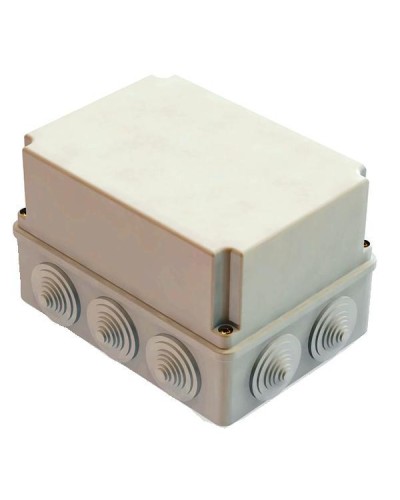 Коробка ОП 190х140х120мм, крышка, IP55, 10 гермовводов (SQ1401-1246). Распаячная коробка. TDM ЕLECTRIC в Белгороде