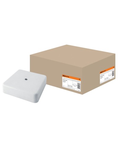 Коробка КР 100х100х29 ОП белая, IP40 (SQ1401-0207). Распаячная коробка. TDM ЕLECTRIC в Белгороде