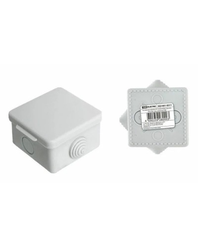 Коробка ОП 65х65х50мм, крышка,  IP54, 4вх. (SQ1401-0111). Распаячная коробка. TDM ЕLECTRIC в Белгороде