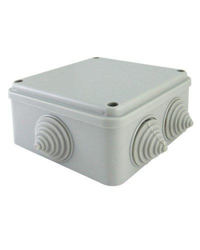 Коробка ОП 100х100х50мм, крышка на винтах, IP55, 6 вх. (SQ1401-1234). Распаячная коробка. TDM ЕLECTRIC в Белгороде