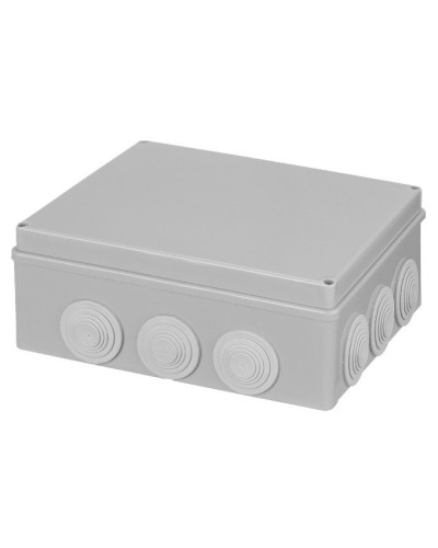 Распаячная коробка ОП 240х190х90мм, крышка, IP55, 12 гермовводов TDM (SQ1401-1143). Распаячная коробка ОП. TDM ЕLECTRIC в Белгороде