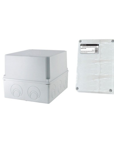 Коробка ОП 240х195х165мм, крышка, IP44, кабельные вводы d28-3шт, d37-2шт (SQ1401-1273). Распаячная коробка. TDM ЕLECTRIC в Белгороде