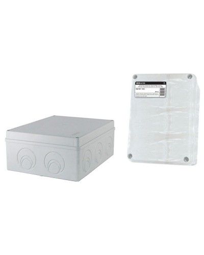 Коробка ОП 240х195х90мм, крышка, IP55, кабельные вводы d28-3шт, d37-2шт (SQ1401-1272). Распаячная коробка. TDM ЕLECTRIC в Белгороде