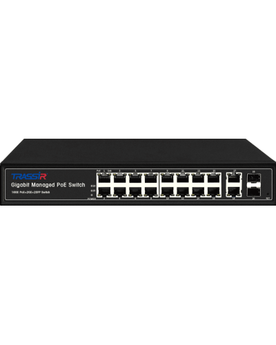 TR-NS24202S-300-16PoE. Коммутатор с PoE. Trassir в Белгороде