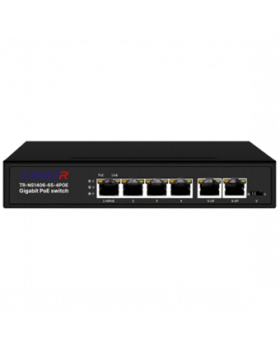TR-NS1406-65-4POE. Коммутатор с PoE. Trassir в Белгороде