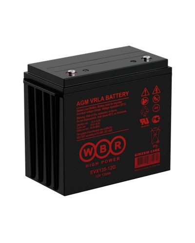 WBR EVX135-12G. Аккумулятор герметичный свинцово-кислотный. WBR в Белгороде