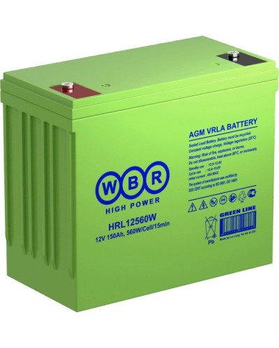 WBR HRL12560W. Аккумулятор герметичный свинцово-кислотный. WBR в Белгороде