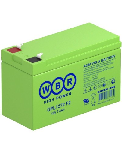 WBR GPL1272 F2. Аккумулятор герметичный свинцово-кислотный. WBR в Белгороде