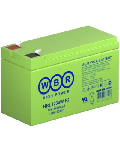 WBR HRL1234W F2. Аккумулятор герметичный свинцово-кислотный. WBR в Белгороде