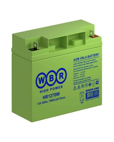 WBR HR1270W. Аккумулятор герметичный свинцово-кислотный. WBR в Белгороде