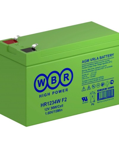 WBR HR1234W F2. Аккумулятор герметичный свинцово-кислотный. WBR в Белгороде