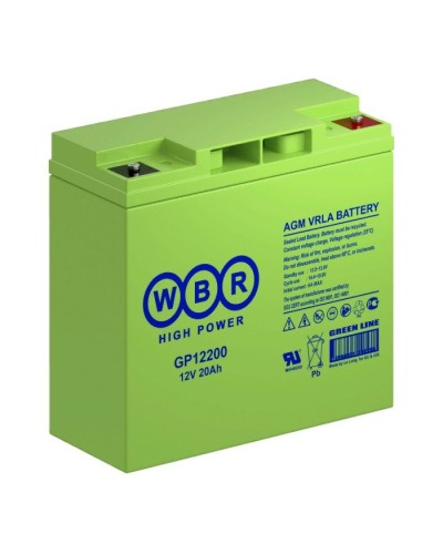 WBR GP12200. Аккумулятор герметичный свинцово-кислотный. WBR в Белгороде
