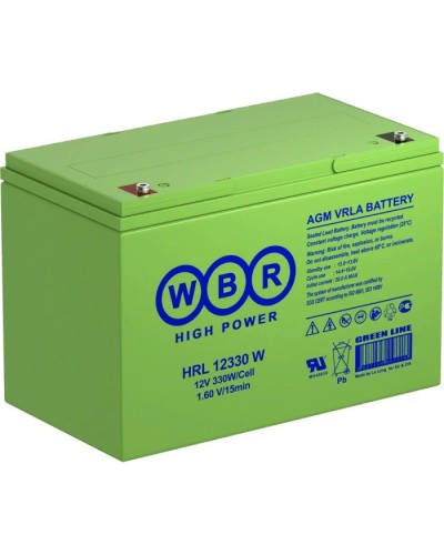 WBR HRL12330W. Аккумулятор герметичный свинцово-кислотный. WBR в Белгороде