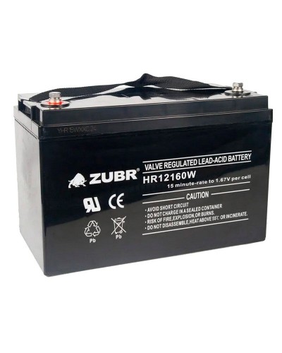 ZUBR HR 12160W (12V, 45Ah). Аккумулятор герметичный свинцово-кислотный. ZUBR в Белгороде