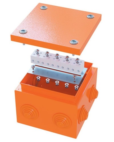 Коробка FS 150х150х80 4P (FSK31410): Коробка ответвительная огнестойкая стальная в Белгороде