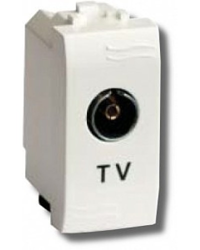Розетка TV проходная Brava 1 модуль слоновая кость (75581S): Розетка TV в Белгороде