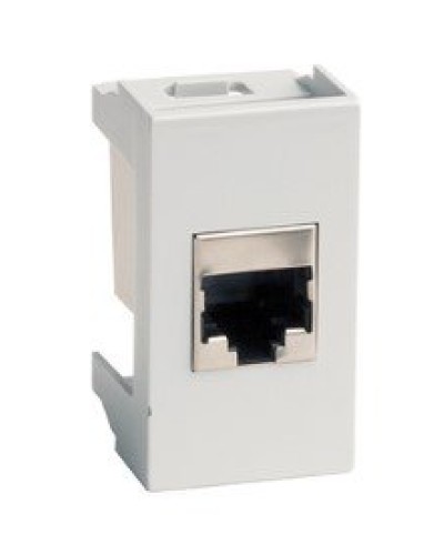 Розетка RJ-45 Viva 1 модуль серая (45138): Розетка компьютерная с одним разъёмом в Белгороде