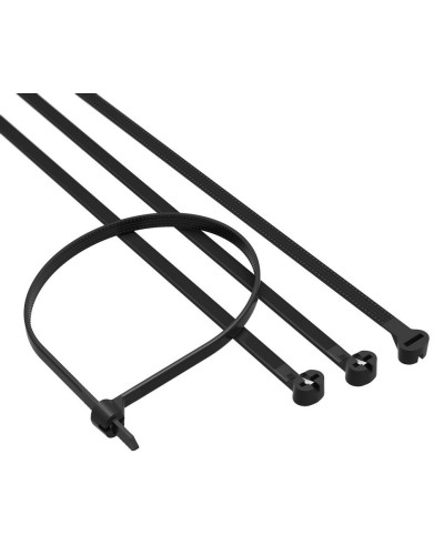 Хомут 4,8x300 P6.6, черный (100шт) (21317SR): Хомут с двойным замком в Белгороде