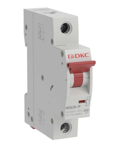 YON max MD63N 1P 10А 6кА C (MD63N-1PC10). Автоматический выключатель. ДКС в Белгороде