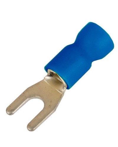 Наконечник вилочный НВИ 1,5-2,5 М3,5 (D3,7мм) (100 шт) (2B135P-EE-PVC). Наконечник вилочный с изолированным фланцем ПВХ. ДКС в Белгороде