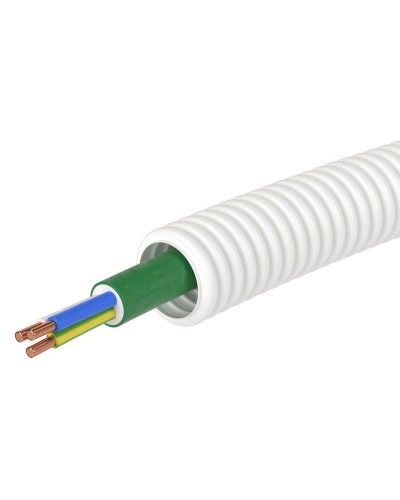 Труба ПЛЛ D20 + ППГнг(А)-HF 3х1,5 (ГОСТ+) (8L82050HF). Гофрошланг с кабелем. ДКС в Белгороде
