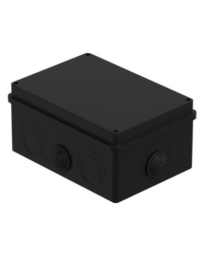 Коробка JBS210 210х150х100, 8 вых., IP55, черная (44016BL-1). Коробка монтажная. Экопласт в Белгороде