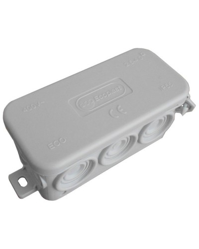 Коробка JBL090 90х42х40, 10 вых., IP55, белая (44055W-1). Коробка монтажная. Экопласт в Белгороде