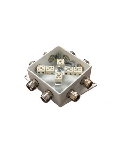 КМ-О (12к*6,0)-IP66-120х120, шесть вводов: Коробка монтажная огнестойкая в Белгороде