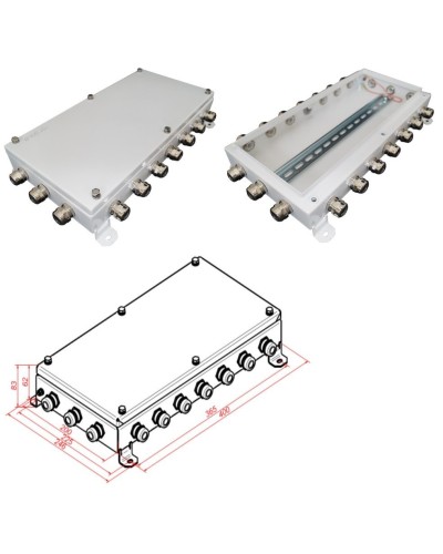 КМ IP66-2040. Коробка монтажная электротехническая. Гефест в Белгороде