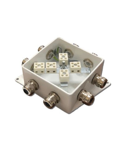 КМ-О (10к*6,0)-IP66-120х120, четыре ввода. Коробка монтажная огнестойкая. Гефест в Белгороде