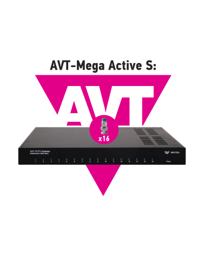 AVT-Mega Active S. 16-ти канальный комплект для передачи AHD/CVI/TVI 5Mp/4Mp/1080p. Инфотех в Белгороде