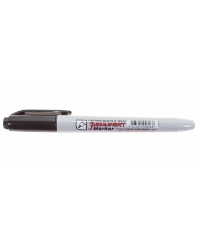 Маркер перманентный Crown «Multi Marker Super Slim» 1 мм, черный, пулевидный (08-8001): Ручка для маркировки в Белгороде