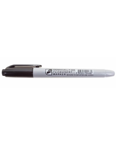 Маркер перманентный Crown «Multi Marker Slim» 2 мм, черный, пулевидный (08-8201): Ручка для маркировки в Белгороде