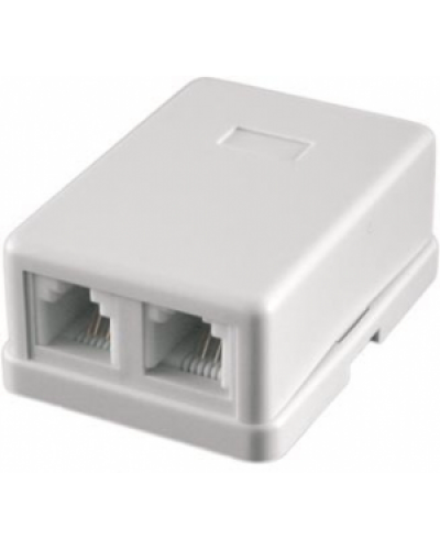 STK-RJ-45(8P8C), CAT.6, 2 выхода, Dual IDC компьютерная розетка: Розетка компьютерная 2 выхода в Белгороде