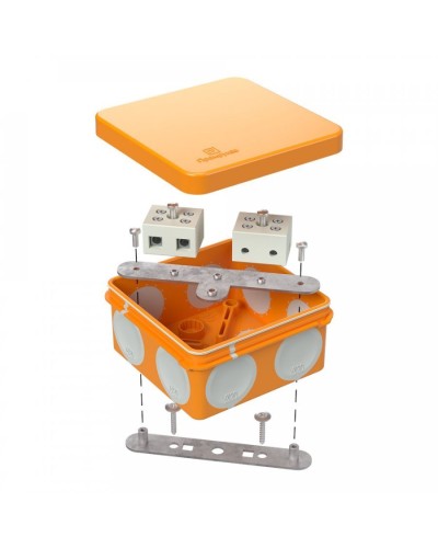 Коробка огнестойкая 80х80х40 (60-0210-FR10.0-4). Коробка огнестойкая для открытой установки. Промрукав в Белгороде