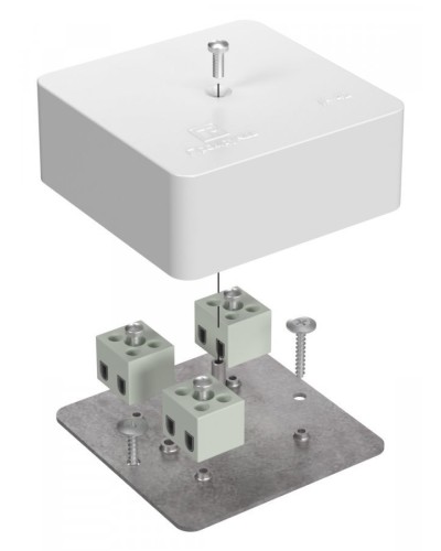 Коробка огнестойкая 75х75х30 (40-0450-FR1.5-6). Коробка огнестойкая для открытой установки. Промрукав в Белгороде
