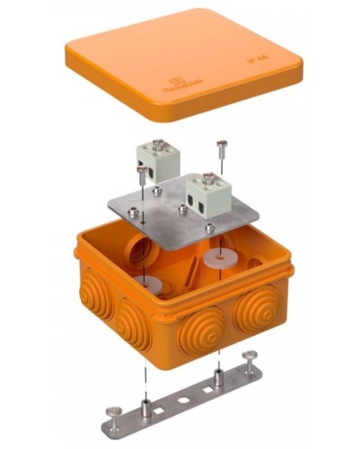 Коробка огнестойкая 80х80х40 (40-0210-FR1.5-4). Коробка огнестойкая для открытой установки. Промрукав в Белгороде